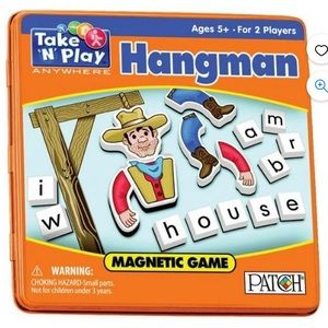 Take *N* Play Anywhere NIB Hangman Game Ages 5+ Sealed Metal Case 2 Players